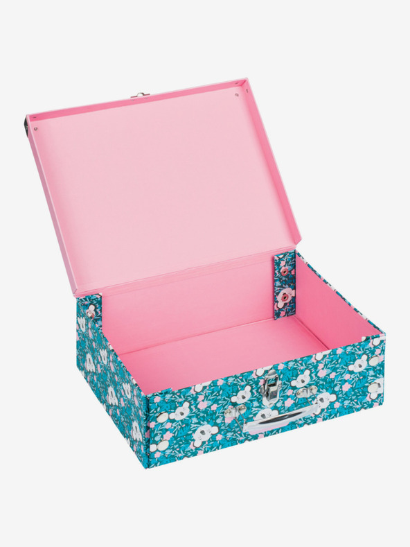 BAAGL  Růžový skládací školní kufřík s kováním Baagl Baby Koala