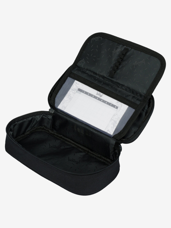 BAAGL  Černý školní set Core - batoh, penál, sáček Baagl Metallic Bronze