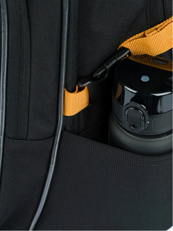 BAAGL  Černý školní set Core - batoh, penál, sáček Baagl Metallic Bronze