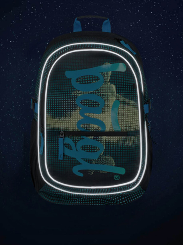 BAAGL  Zelený školní set Core - batoh, penál, sáček Baagl Fotbalový hráč