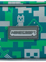 BAAGL  Zelený penál Baagl Minecraft Silver Creeper