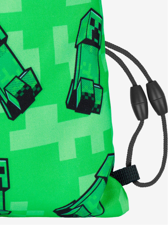 BAAGL  Zelený vak Baagl Minecraft  Creeper