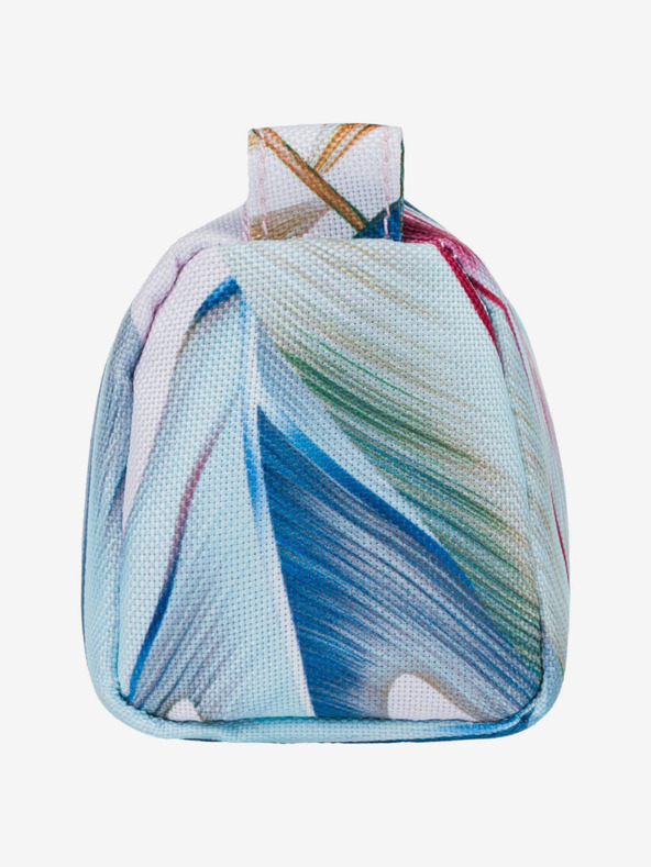 BAAGL  Světle modré studentské pouzdro Baagl Leafs