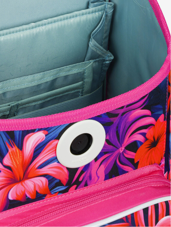 BAAGL  Růžová školní aktovka Ergo Baagl Plameňáci