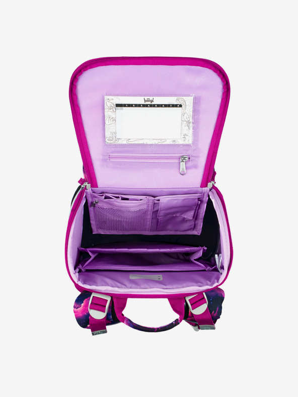 BAAGL  Fialová školní aktovka Zippy Baagl Jednorožec Království