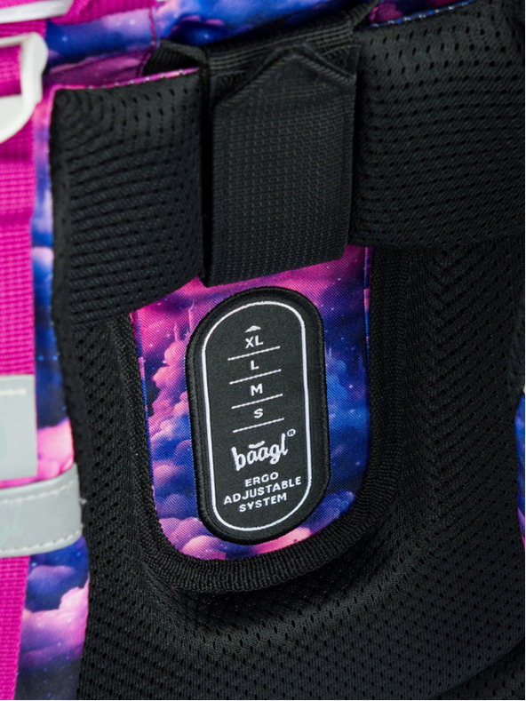 BAAGL  Fialová školní aktovka Zippy Baagl Jednorožec Království