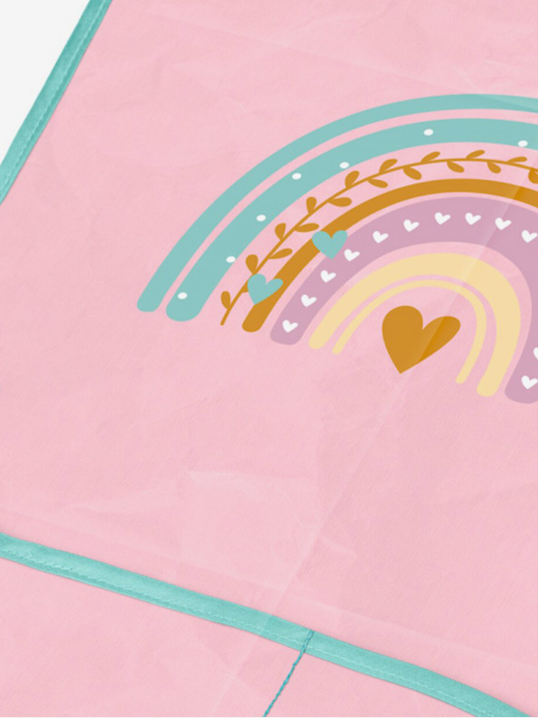 BAAGL  Růžová dětská zástěra Baagl Duha