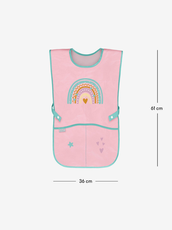BAAGL  Růžová dětská zástěra Baagl Duha