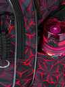 BAAGL  Černý školní batoh Baagl Core Red Polygon