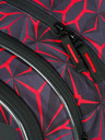 BAAGL  Černý školní batoh Baagl Core Red Polygon