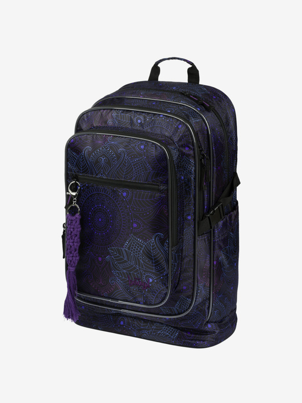 BAAGL  Černý školní batoh Baagl Cubic Zen