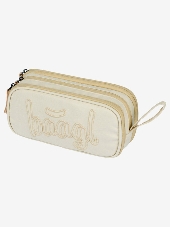BAAGL  Béžový studentský penál etue Baagl Beige