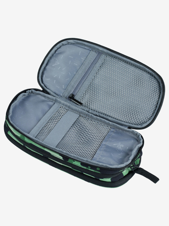 BAAGL  Zelený studentský penál etue Baagl Green