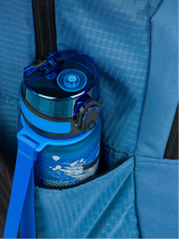 BAAGL  Modrý školní set - batoh, penál, sáček Baagl Coolmate Ocean Blue