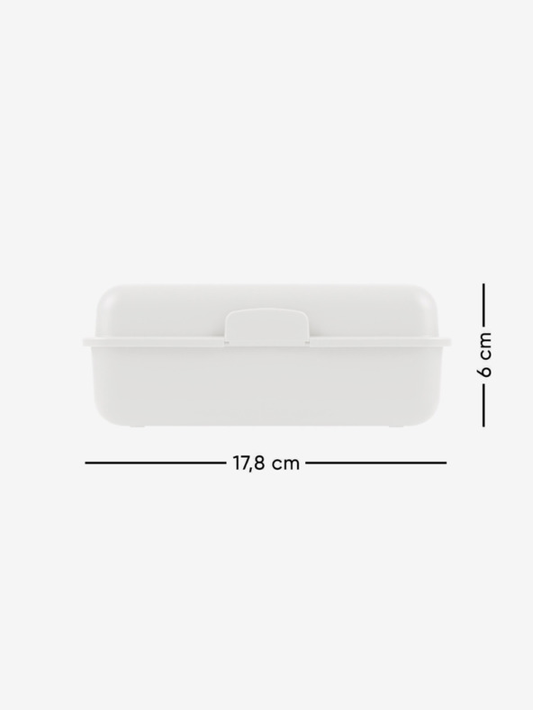 BAAGL  Bílý box na svačinu Baagl Mazlíčci