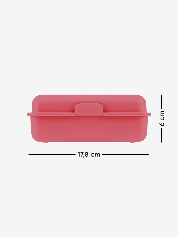 BAAGL  Růžový box na svačinu Baagl Hippie