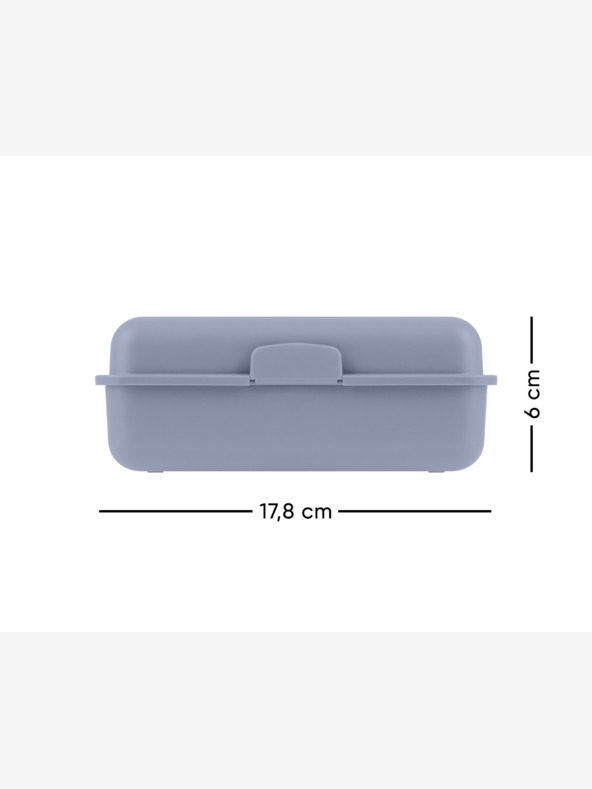 BAAGL  Modrý box na svačinu Baagl Dust Blue