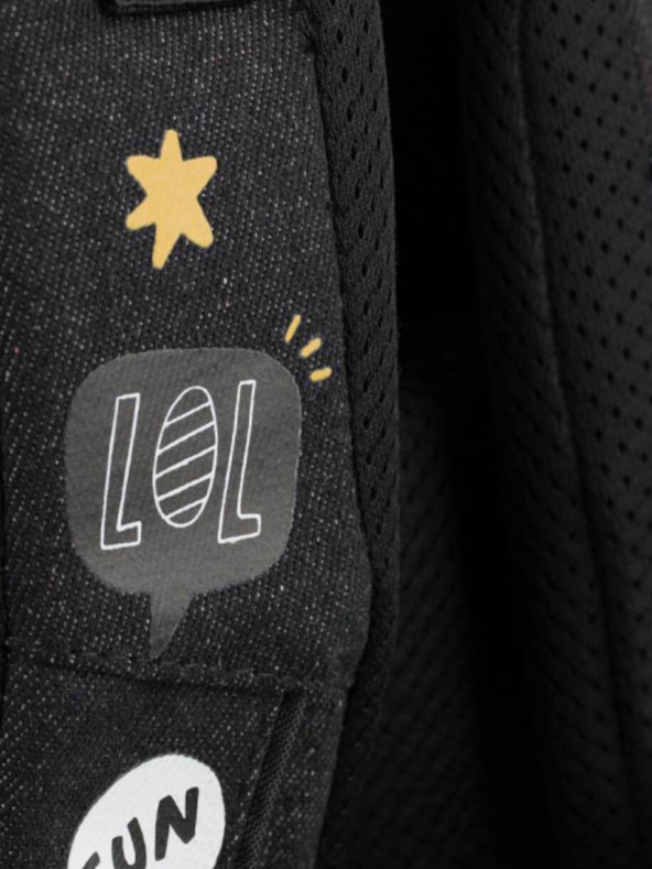 BAAGL  Černý 3 set tenisky: batoh, penál a sáček Baagl