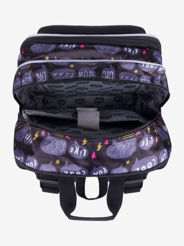 BAAGL  Černý 3 set tenisky: batoh, penál a sáček Baagl