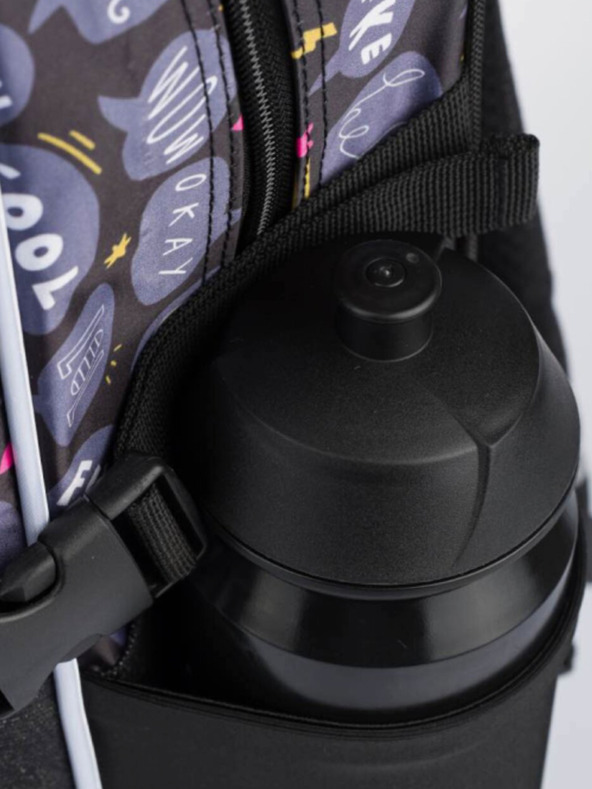 BAAGL  Černý 3 set tenisky: batoh, penál a sáček Baagl