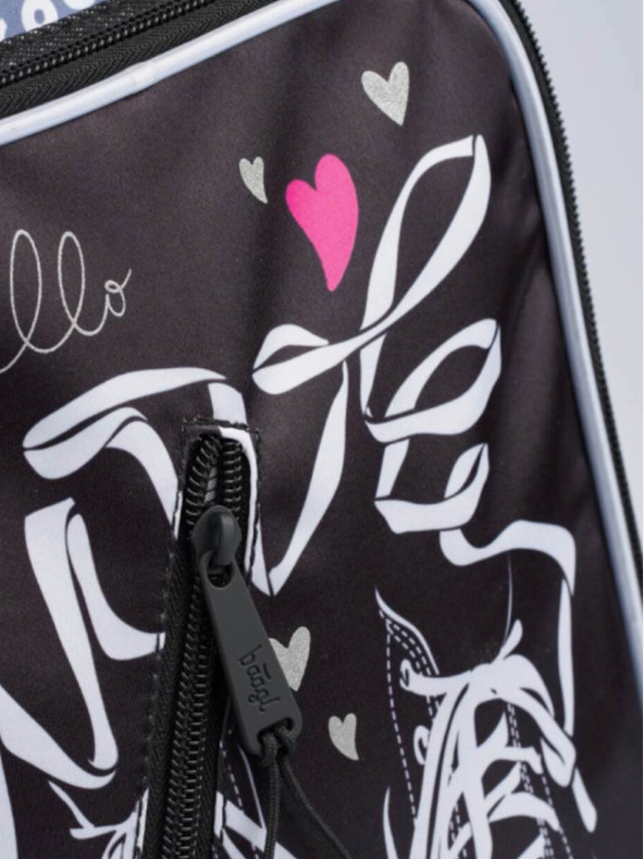 BAAGL  Černý 3 set tenisky: batoh, penál a sáček Baagl