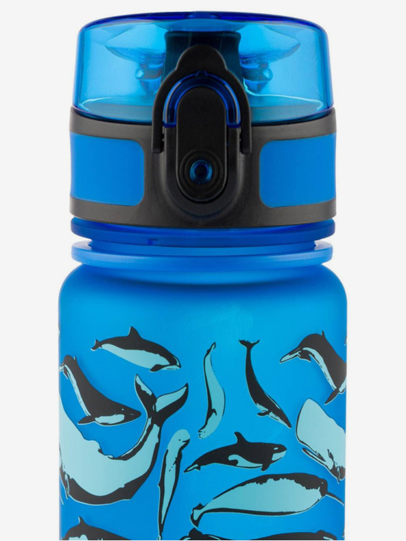BAAGL  Modrá tritanová láhev na pití velryby, 500 ml Baagl