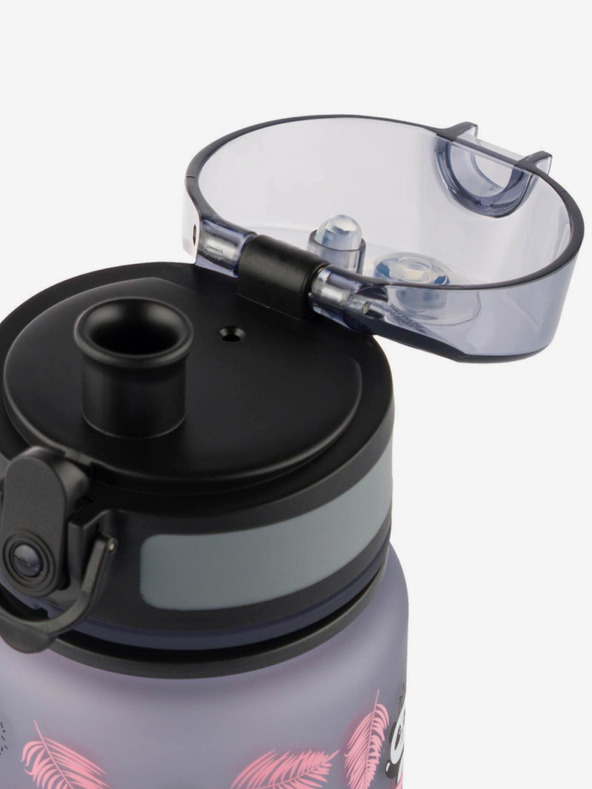 BAAGL  Šedá tritanová láhev na pití panda, 500 ml Baagl