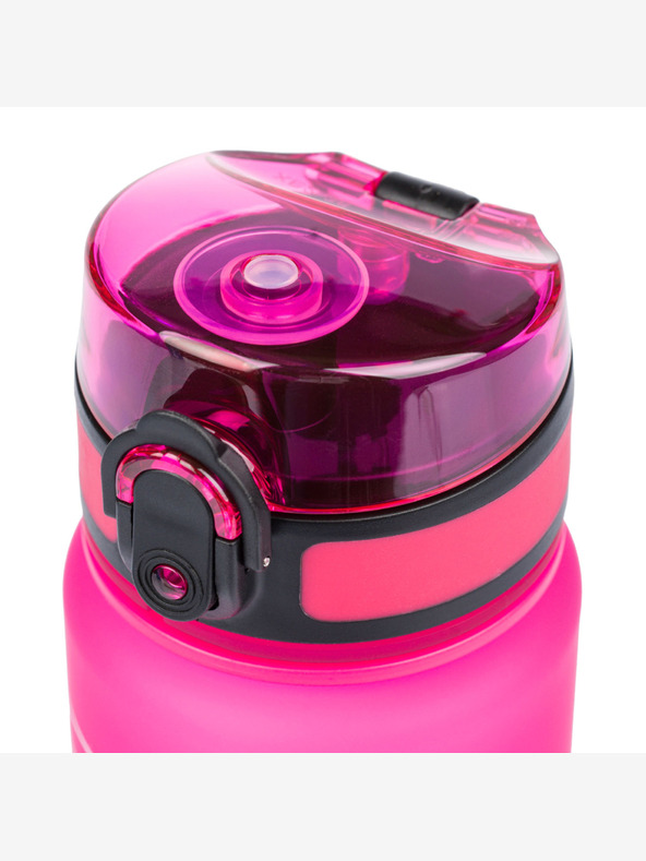 BAAGL  Růžová tritanová láhev na pití logo - růžová, 500 ml Baagl