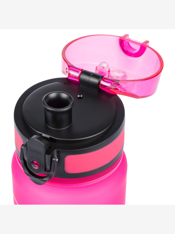 BAAGL  Růžová tritanová láhev na pití logo - růžová, 500 ml Baagl