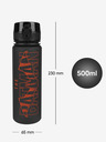 BAAGL  Černá tritanová láhev na pití batman red, 500 ml Baagl