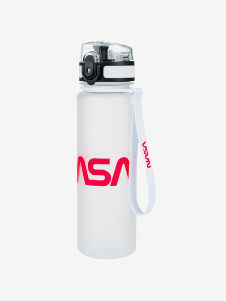 BAAGL  Bílá tritanová láhev na pití nasa, 500 ml Baagl