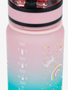 BAAGL  Růžová tritanová láhev na pití gradient duha, 350 ml Baagl