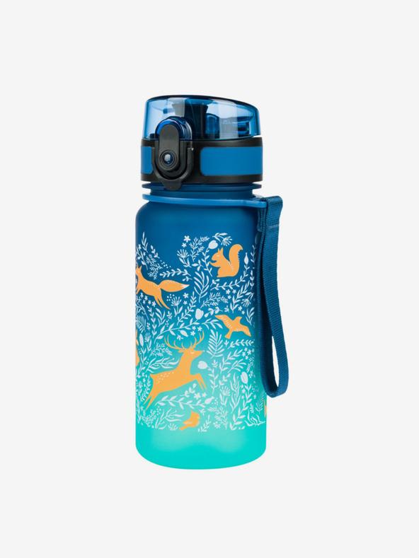 BAAGL  Modrá tritanová láhev na pití gradient les, 350 ml Baagl