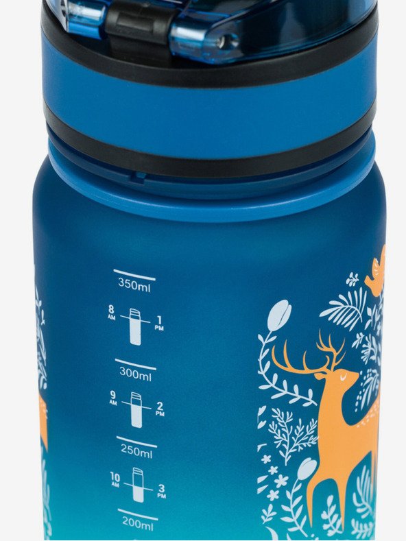 BAAGL  Modrá tritanová láhev na pití gradient les, 350 ml Baagl