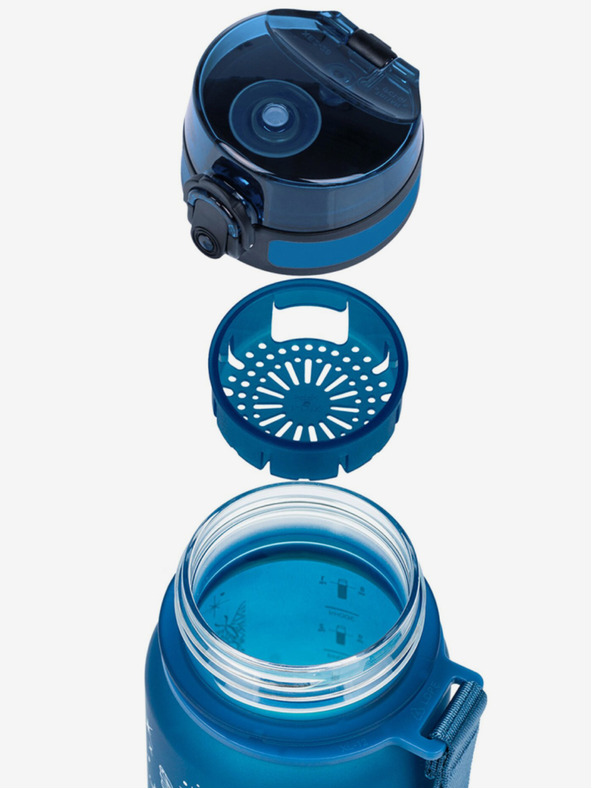 BAAGL  Modrá tritanová láhev na pití gradient motýl, 350 ml Baagl