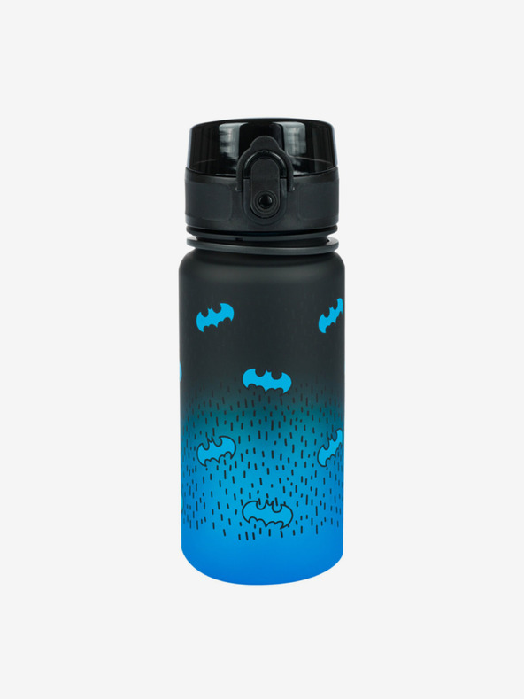 BAAGL  Černá tritanová láhev na pití gradient batman blue, 350 ml Baagl
