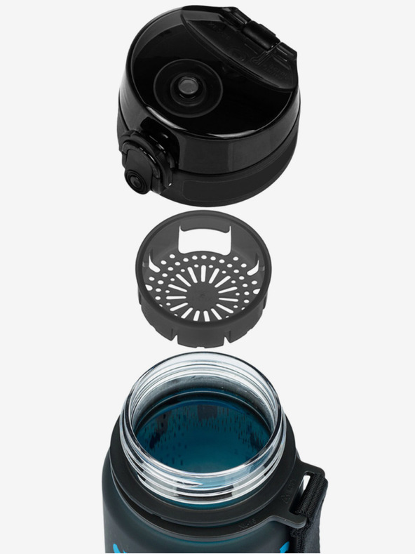 BAAGL  Černá tritanová láhev na pití gradient batman blue, 350 ml Baagl