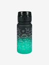 BAAGL  Zelená tritanová láhev na pití gradient dino, 350 ml Baagl