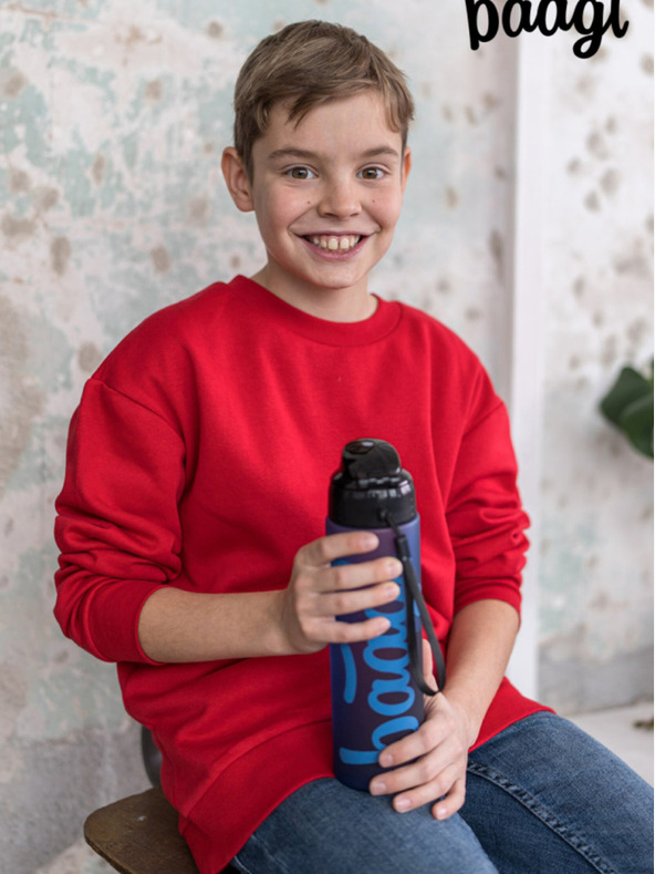 BAAGL  Modrá tritanová láhev na pití ocean blue, 700 ml Baagl