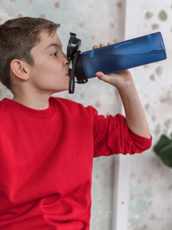 BAAGL  Modrá tritanová láhev na pití ocean blue, 700 ml Baagl