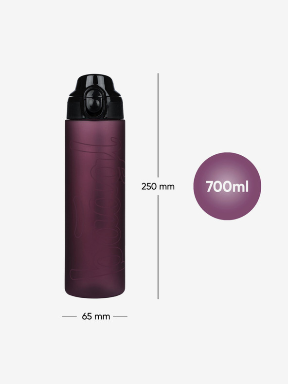 BAAGL  Červená tritanová láhev na pití ruby, 700 ml Baagl