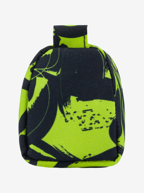 BAAGL  Černé studentské pouzdro lime Baagl