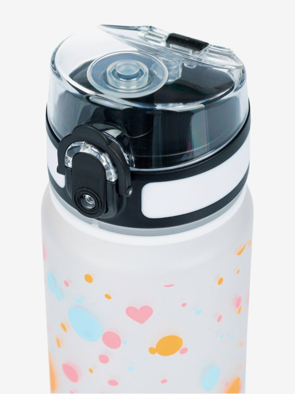 BAAGL  Bílá tritanová láhev na pití mazlíčci, 500 ml Baagl