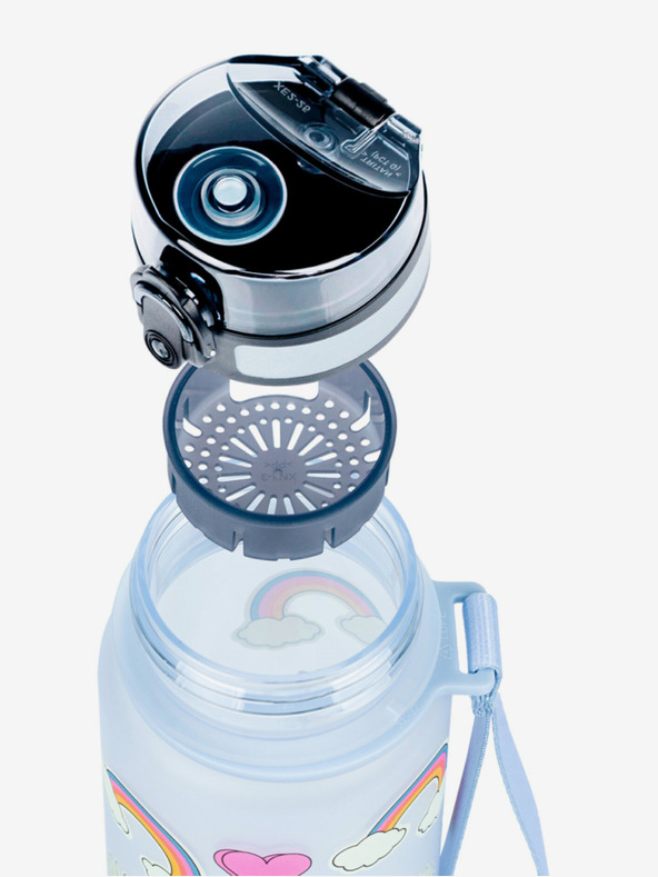 BAAGL  Modrá tritanová láhev na pití hippie, 500 ml Baagl