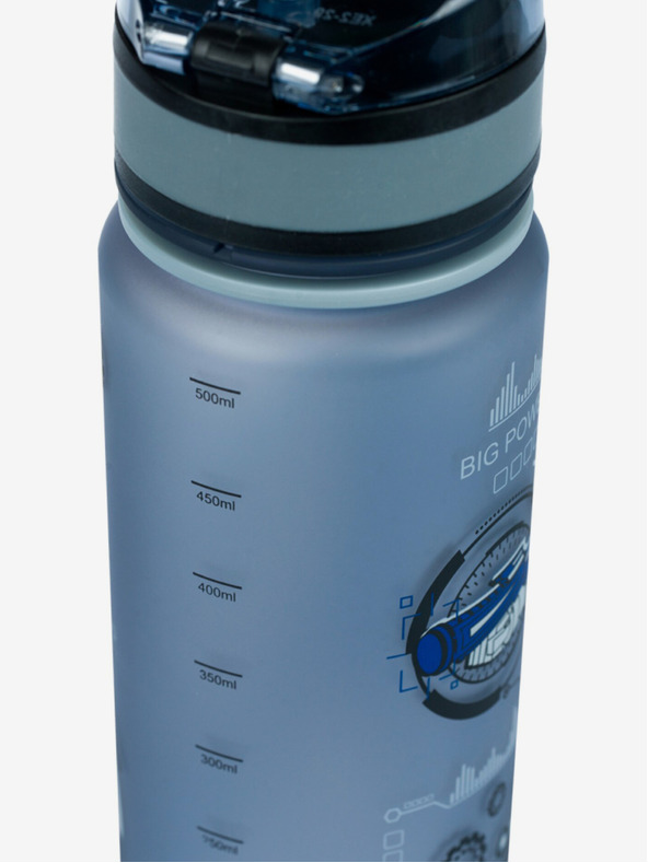 BAAGL  Šedá tritanová láhev na pití roboti, 500 ml Baagl