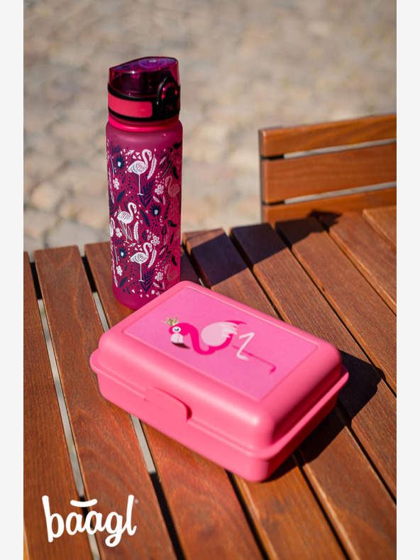 BAAGL  BAAGL Tritanová láhev na pití Flamingo, 500 ml BAAGL