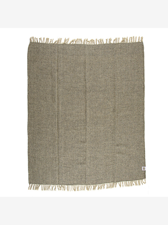 Balkanova Vlněná deka Elma IX - přírodní šedá