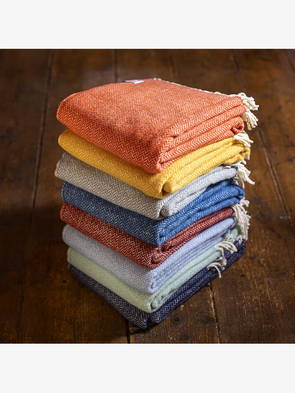 Balkanova Vlněná deka Elma VII - půlnoční modř