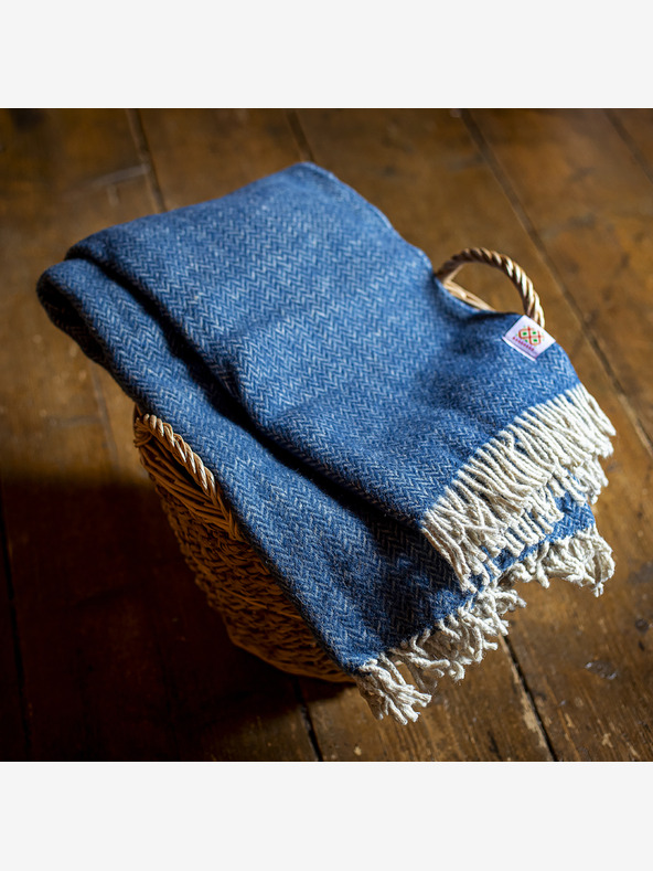 Balkanova Vlněná deka Elma IV - námořnická modrá