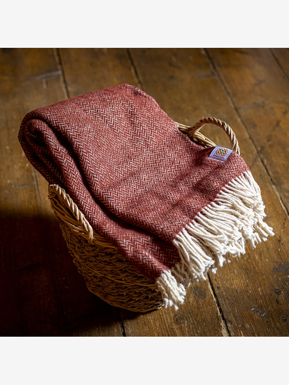 Balkanova Vlněná deka Elma V - bordó